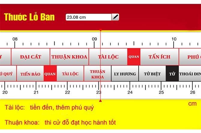 kích thước lỗ ban bàn thờ