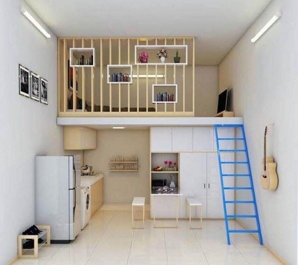 THIẾT KẾ PHÒNG TRỌ 20M2 KHÔNG GÁC VỚI NỘI THẤT THÔNG MINH VÀ TIỆN DỤNG