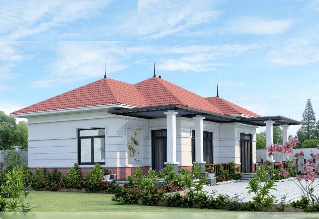 Tổng hợp các mẫu nhà biệt thự vườn cấp 4 được yêu thích nhất năm - WEDO -  Công ty Thiết kế Thi công xây dựng chuyên nghiệp hàng đầu Việt Nam